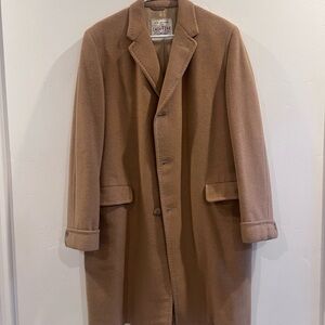 Khayam Men's Cashmere Camel Coat